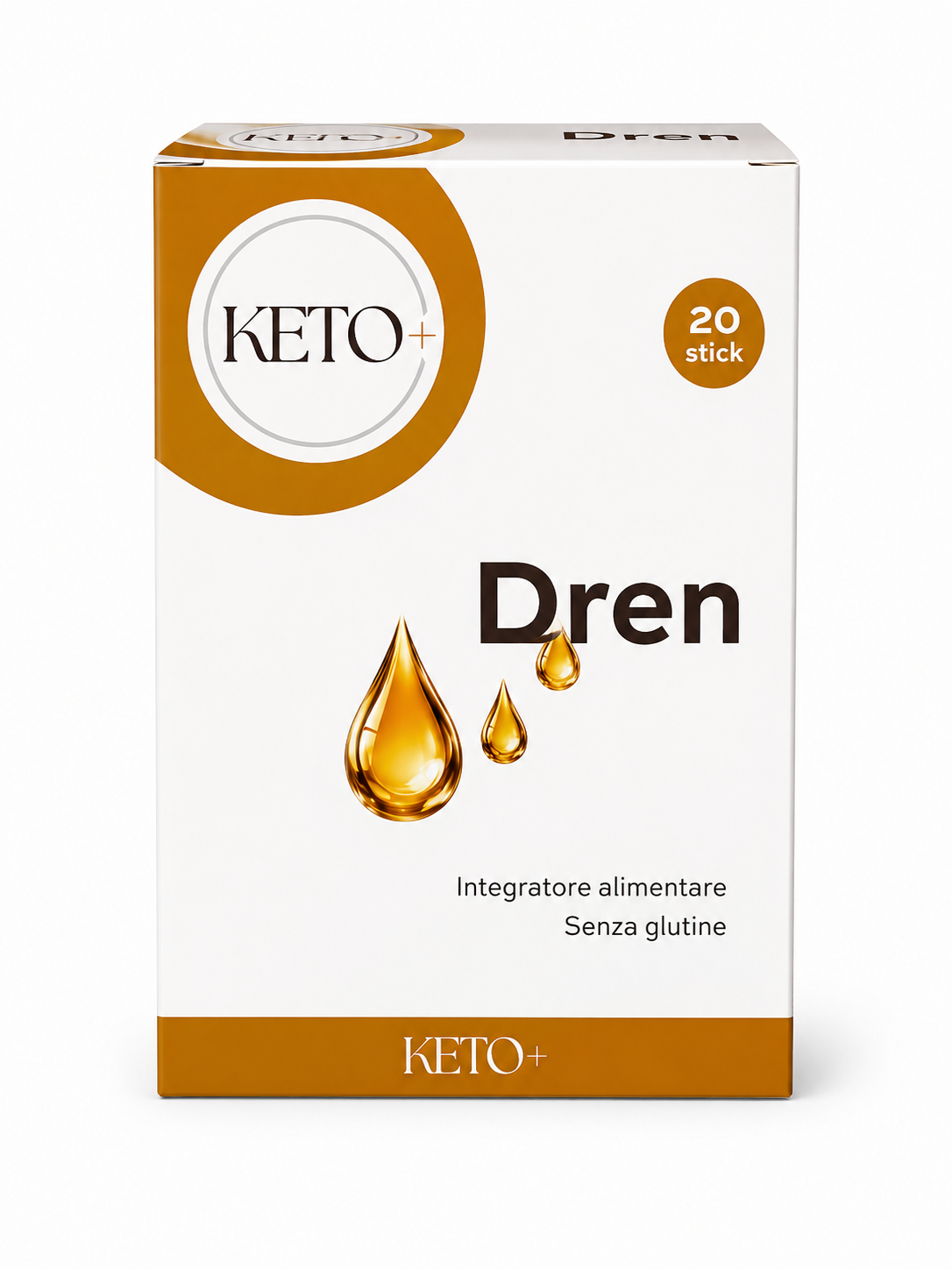 Dren – Integratore Alimentare – Gusto Ananas – 20 Stick Pack - Ketopiù