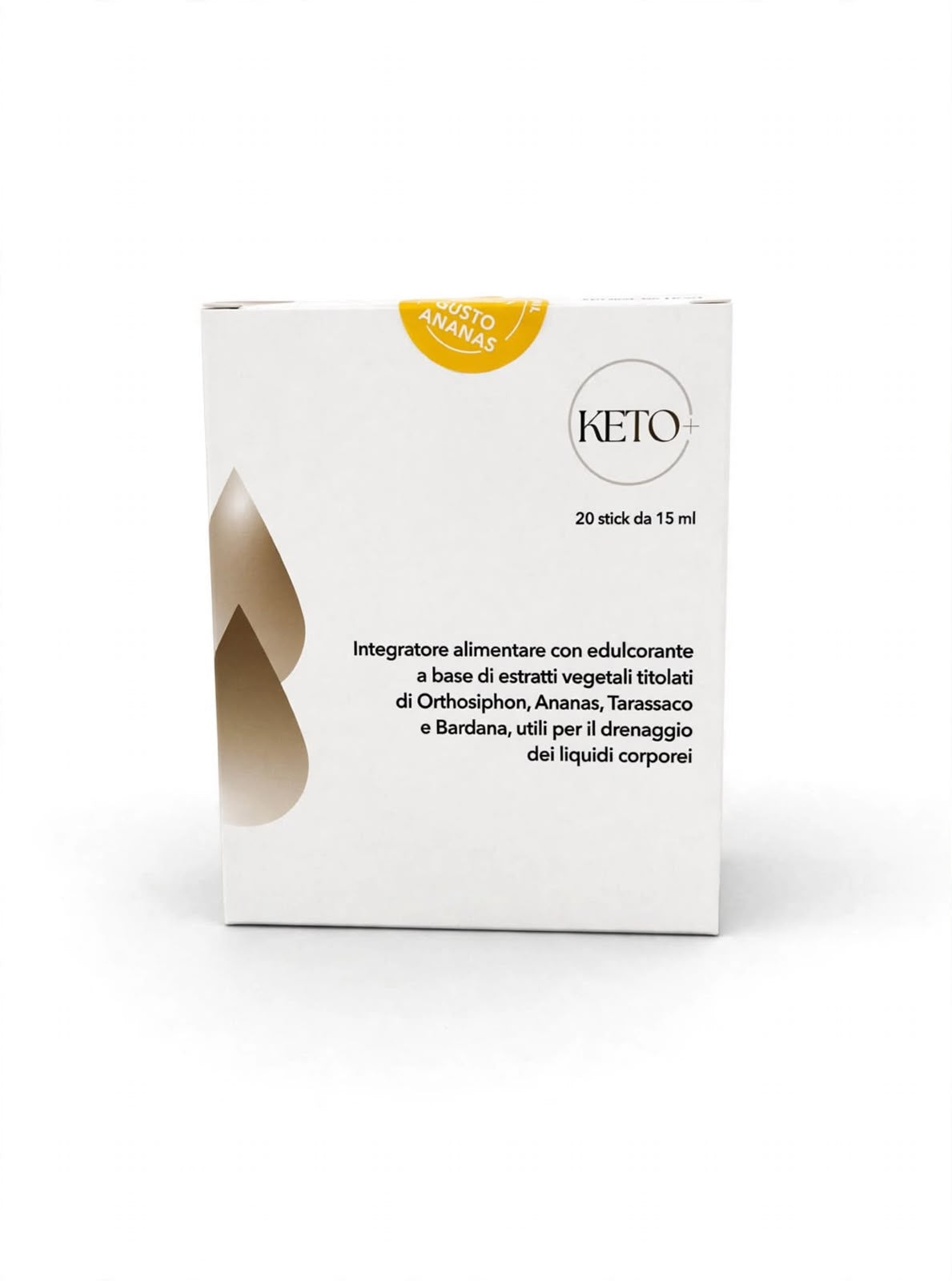 Dren – Integratore Alimentare – Gusto Ananas – 20 Stick Pack - Ketopiù