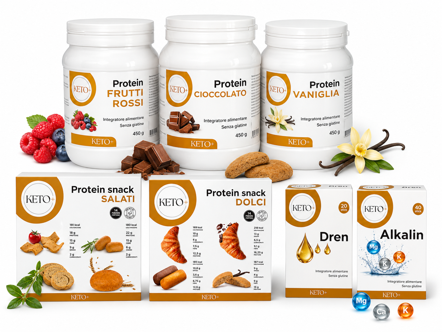 Kit BASIC PLUS 20 giorni per Dieta Chetogenica