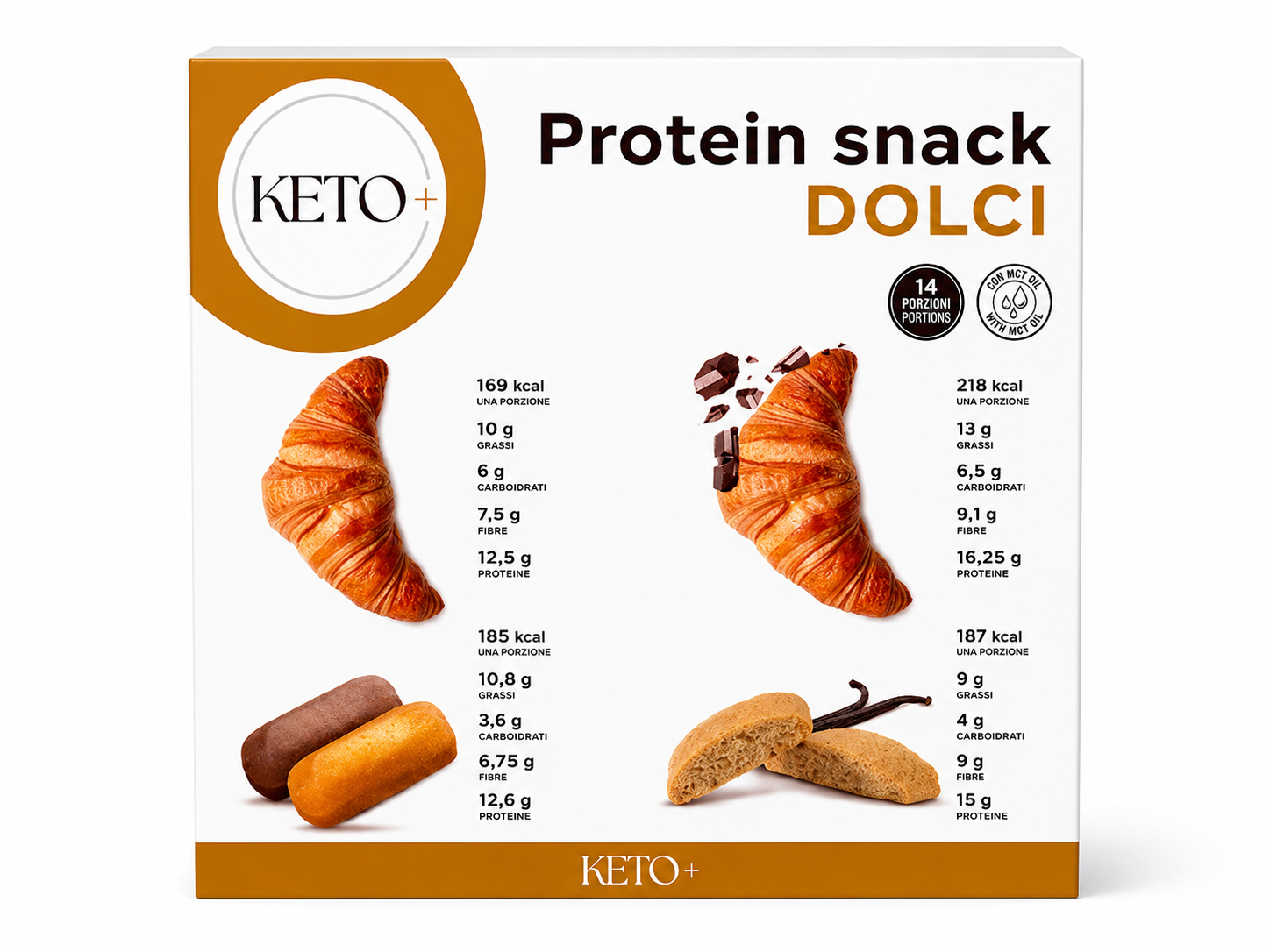 Protein Snack Dolci – 14 Porzioni Ketopiù